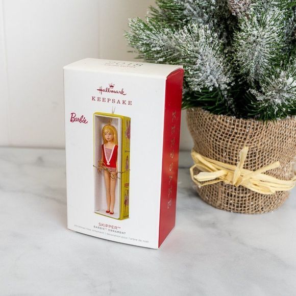 MOVING SALE Hallmark SKIPPER Barbie 2018 Christmas Ornament Limited Edition - Picture 1 of 9